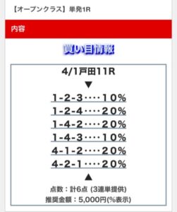 4月1日買い目ボートファンド無料情報