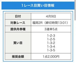 競艇予想サイト無料の買い目2024/04/09競艇アクアマリン