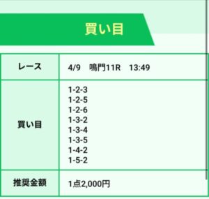 競艇ホットライン競艇予想サイトの買い目2024/04/09