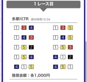 ボートセンター無料買い目5月7日