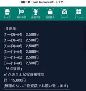 ボートテクニカル5月12日無料予想