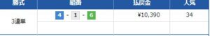 6月1日　競艇ゴクラク無料情報買い目　戸田4Rみごとにはずれた