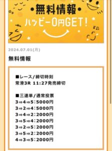 ハピボ無料予想