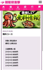 競艇快進撃の無料情報