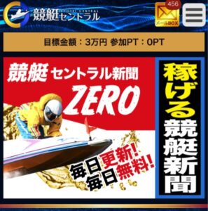 競艇セントラルの無料コンテンツセントラル新聞