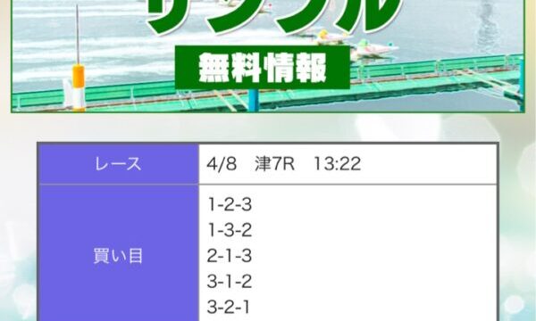 ボートクロニクルの無料予想のページ